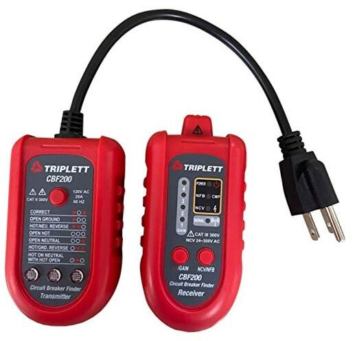 CBF200 3-in-1 Circuit Breaker Finder, GFCI Receptacle Tester, and Non-Contact