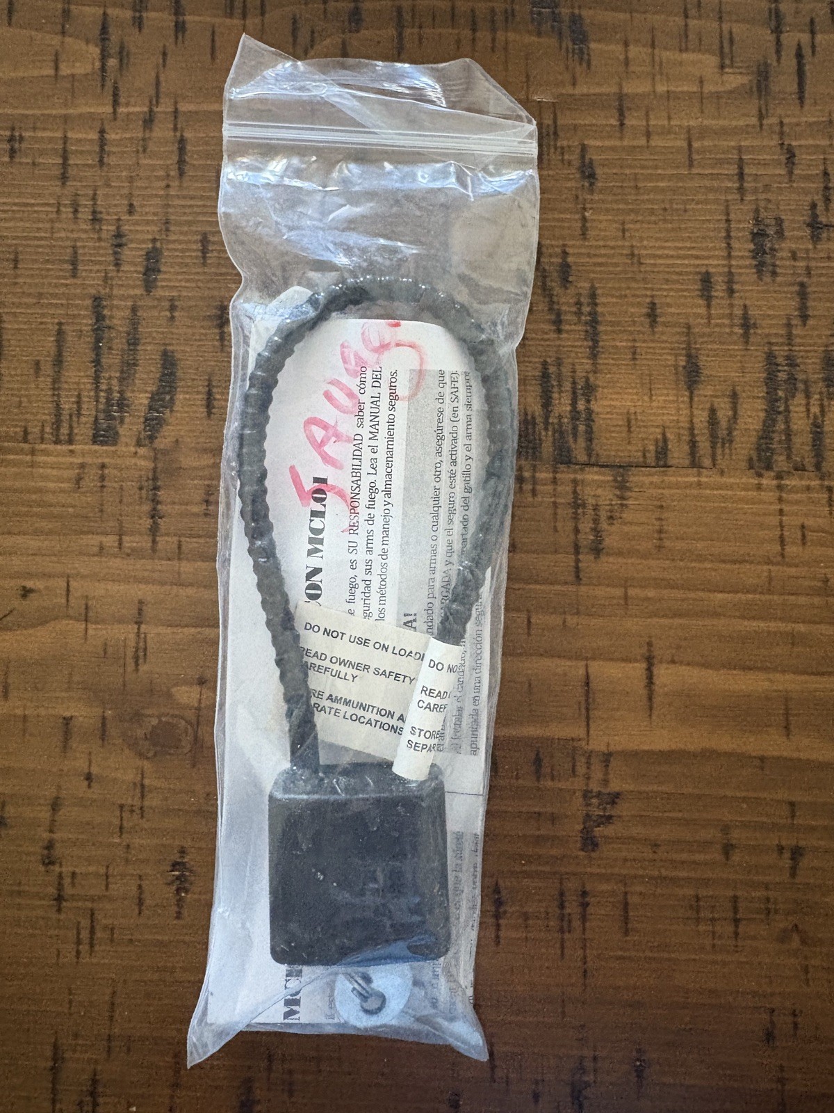 Savage Factory New In the Wrapper Cable Firearm Lock