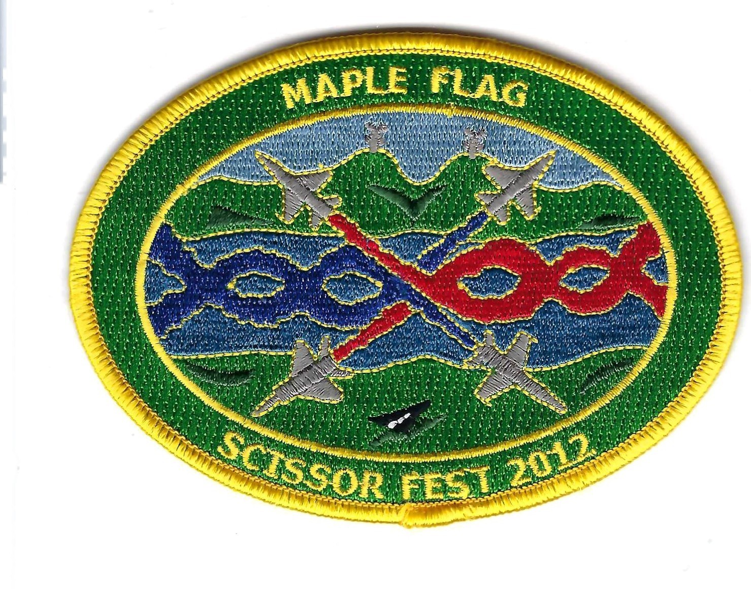 PATCH USAF 134TH FIGHTER SQ FS MAPLE FLAG 2012  VERMONT AIR  GUARD       FS-23