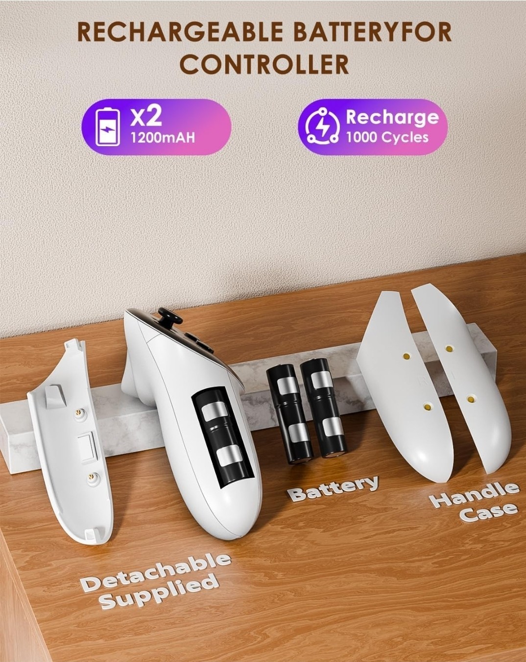 Oculus Quest 3s/3 Foldable Charging Dock RGB for Meta 3S VR