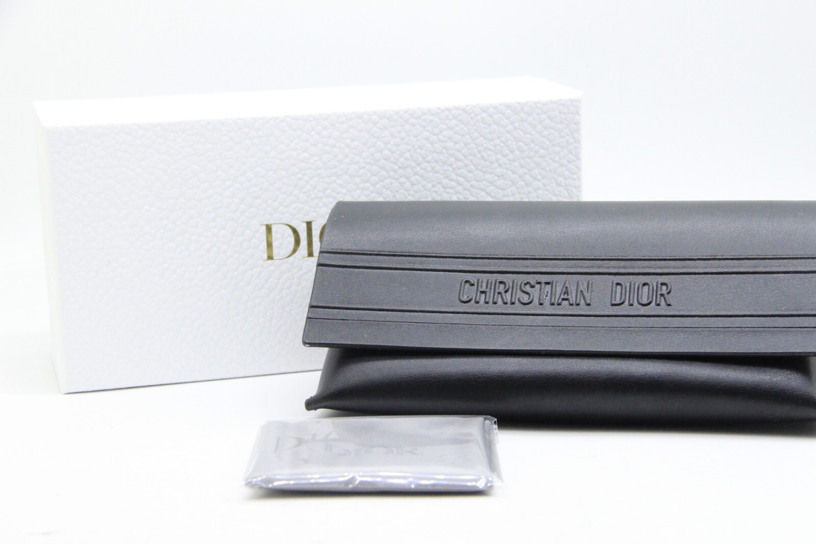 NEW CHRISTIAN DIOR BLACK AUTHENTIC EYEGLASSES SUNGLASSES CASE ONLY