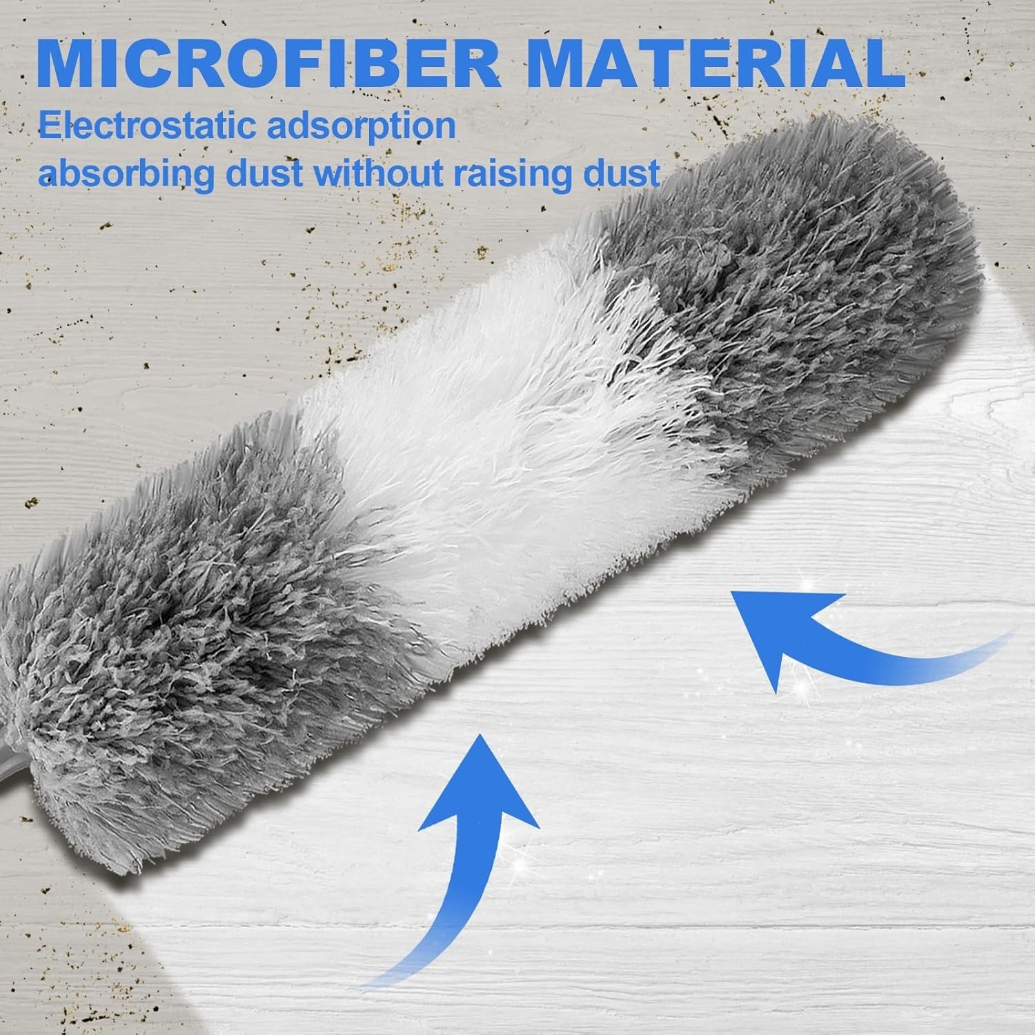 Dusters for Cleaning,Feather Duster with Extension Pole,Ceiling Fan Cleaner D...