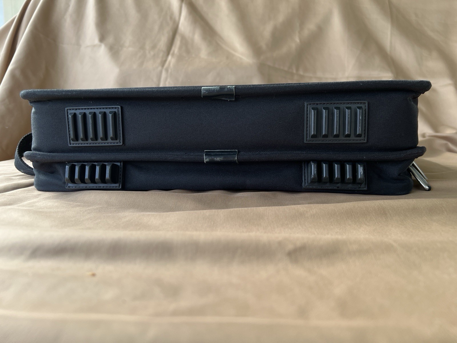 Laptop Carrying Case Messenger Bag With Handles & Shoulder Strap Black
