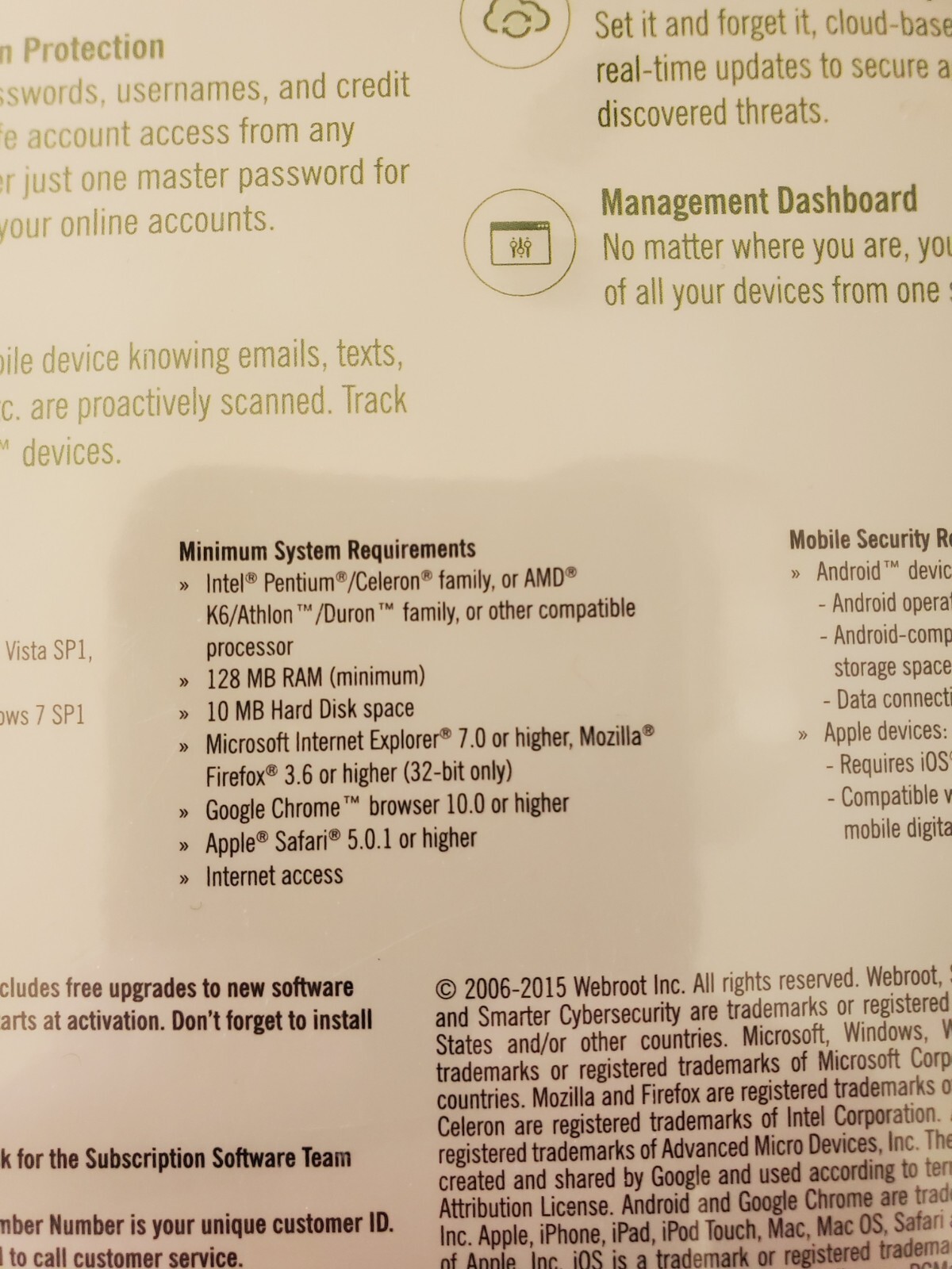 Webroot SecureAnywhere Internet Security - Full Version for Windows & Mac...