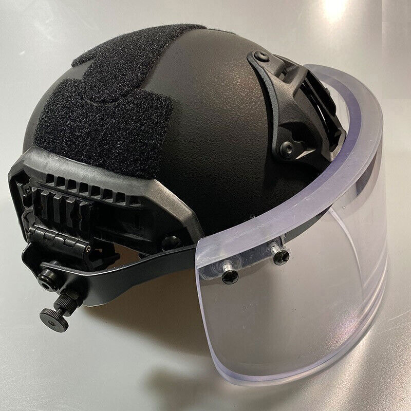 US SHIP! Fast MICH Helmet Bulletproof Face Shield NIJ IIIA Ballistic Mask Visor