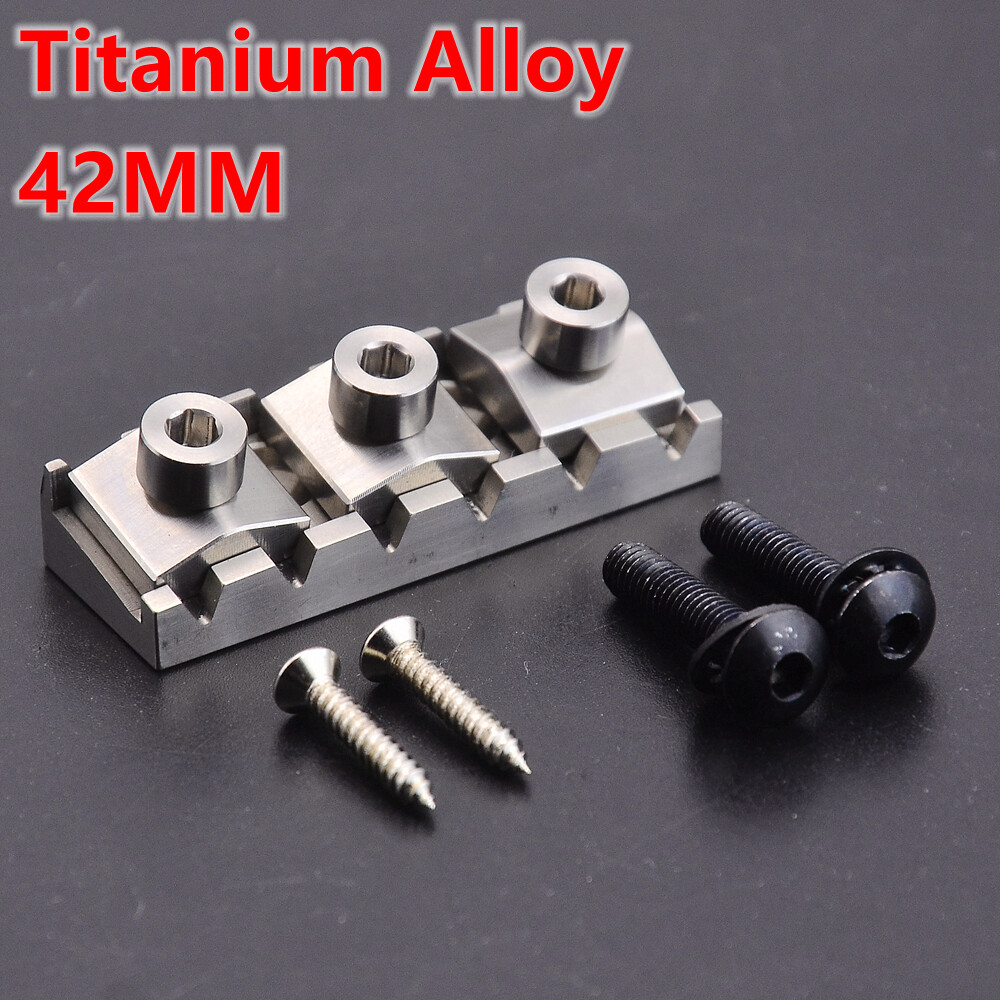 Titanium Guitar Locking Nut String Lock R2/R3 For Floyd Rose Tremolo Bridge