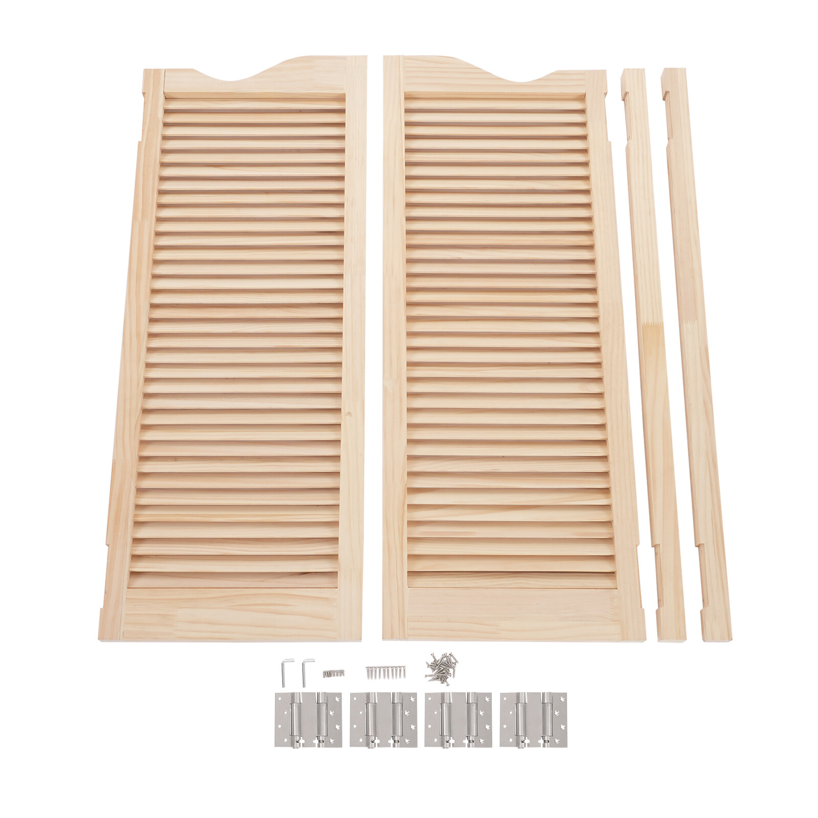 Wall-Mounted Double Half Door Double-hinged Café Door With Hinges 91cm/35.83in