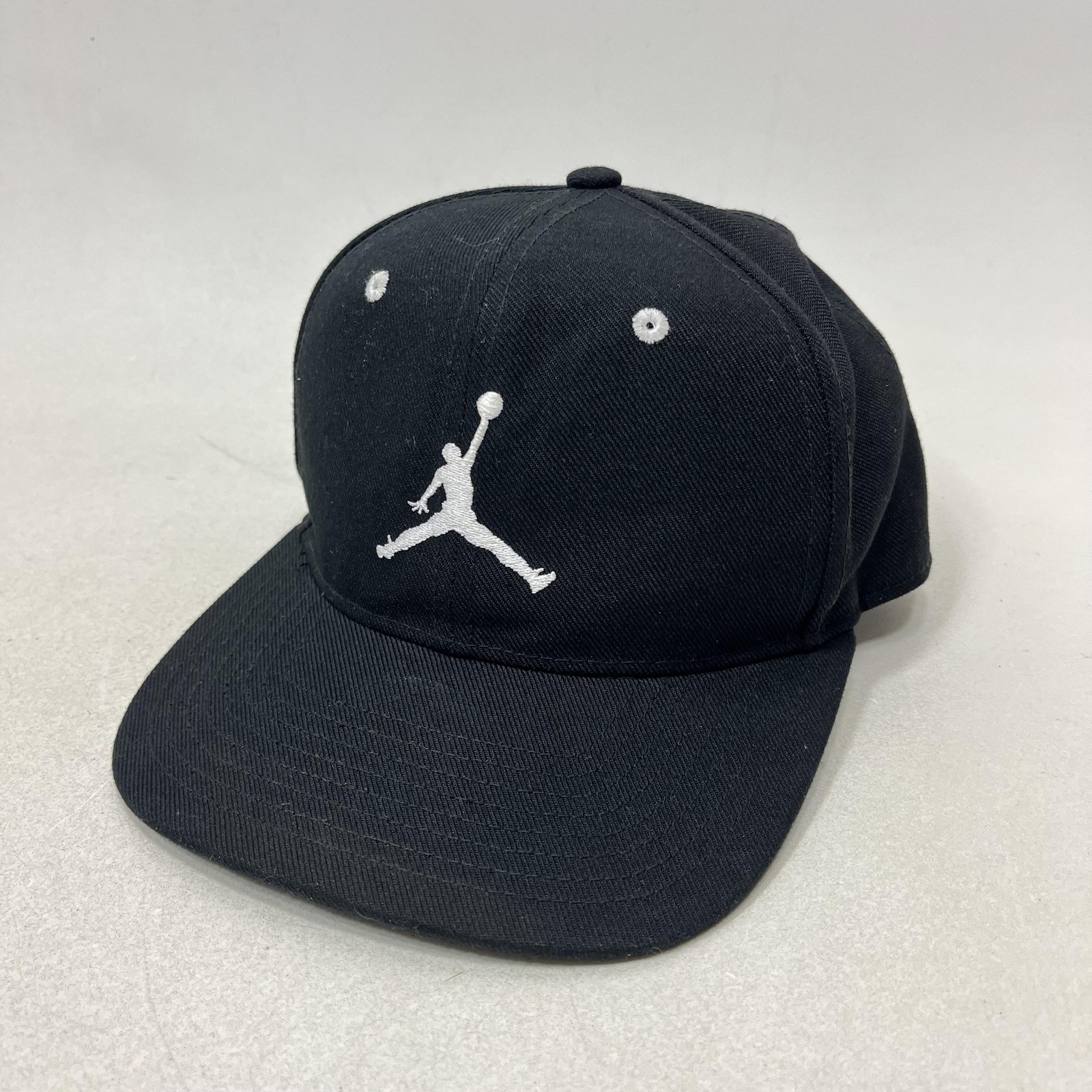 Jordan Jumpman Hat Cap Snap Back Black Logo Boys Basketball Embroidered One Size