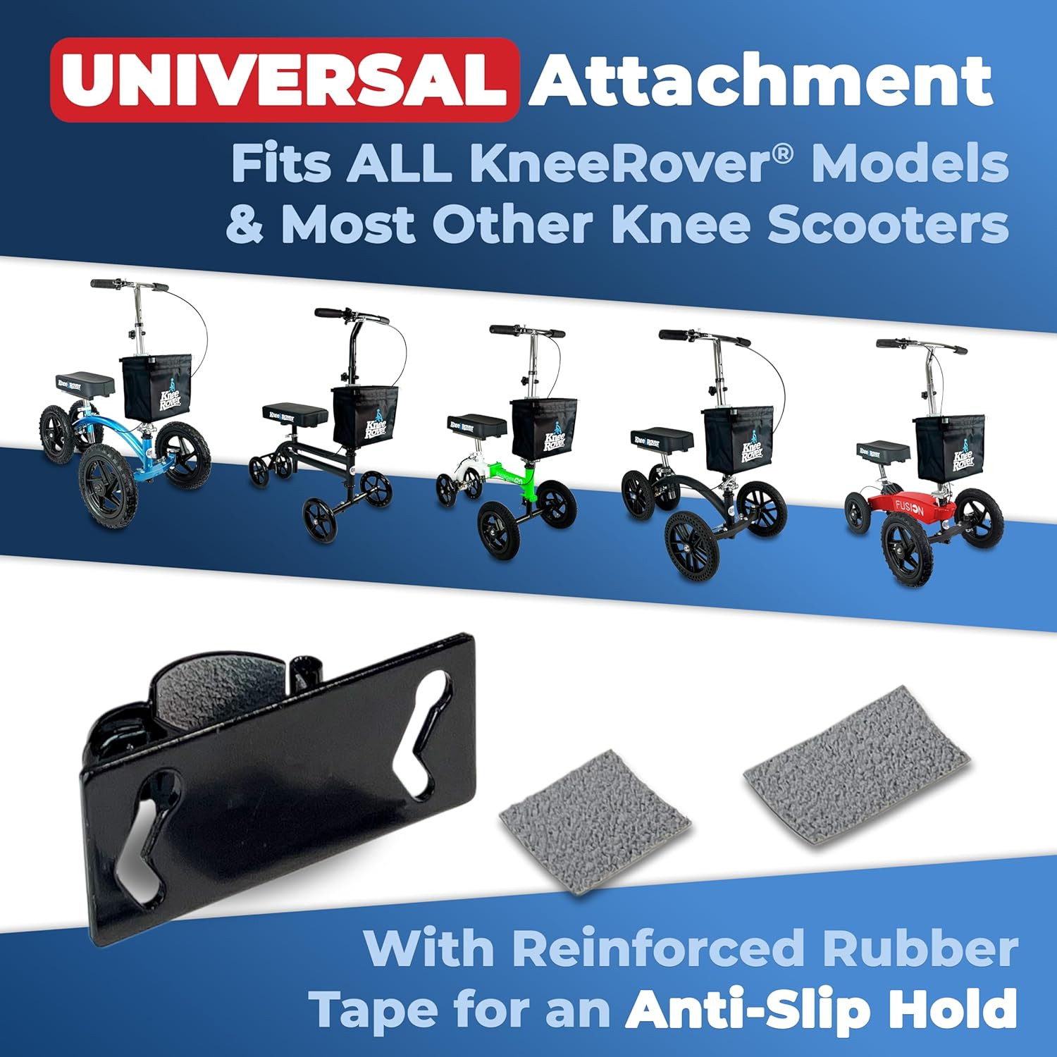 Kneerover Deluxe Knee Scooter Basket Accessory with Large Capacity - Knee Rover