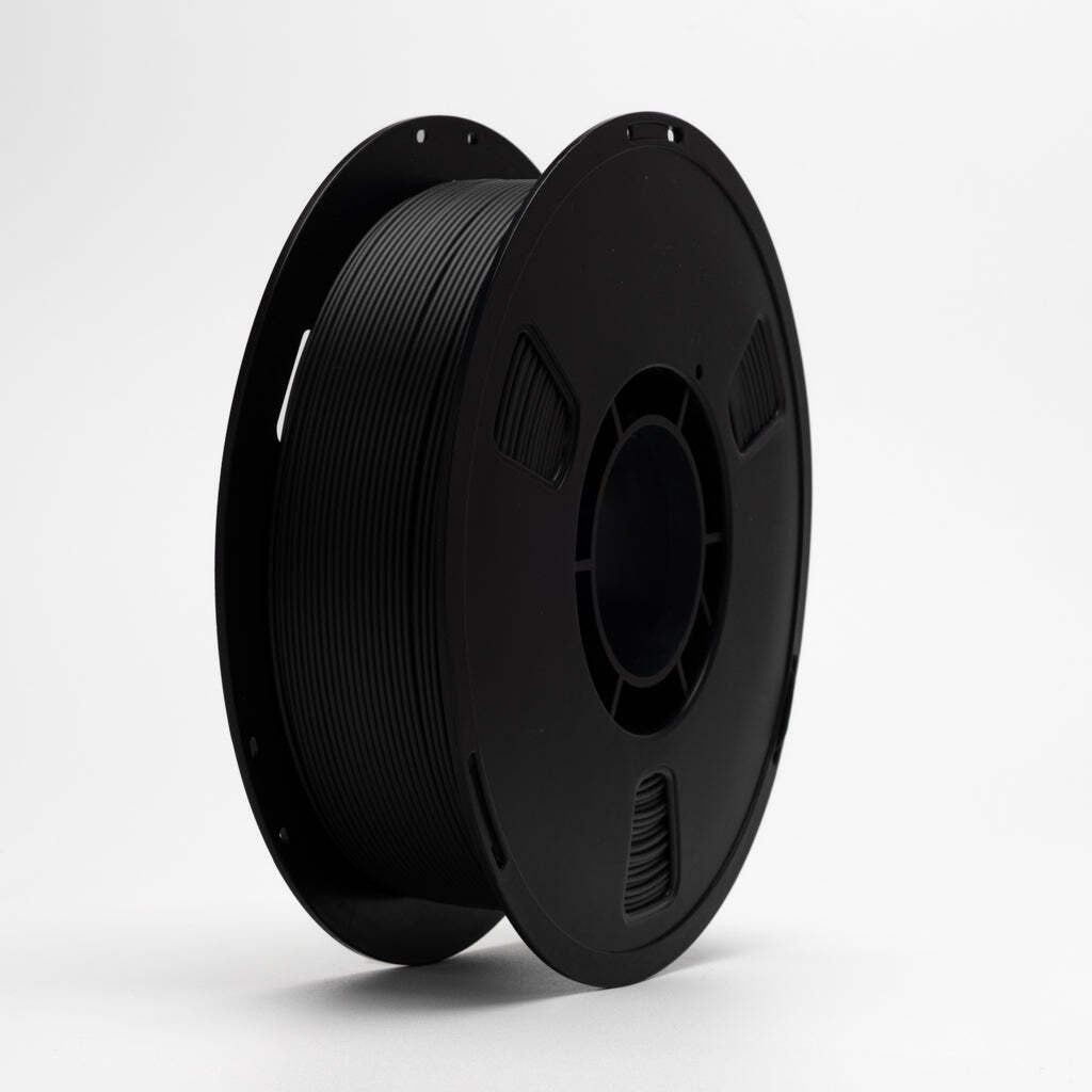 Black Carbon Fiber PETG Filament 1.75mm 1kg