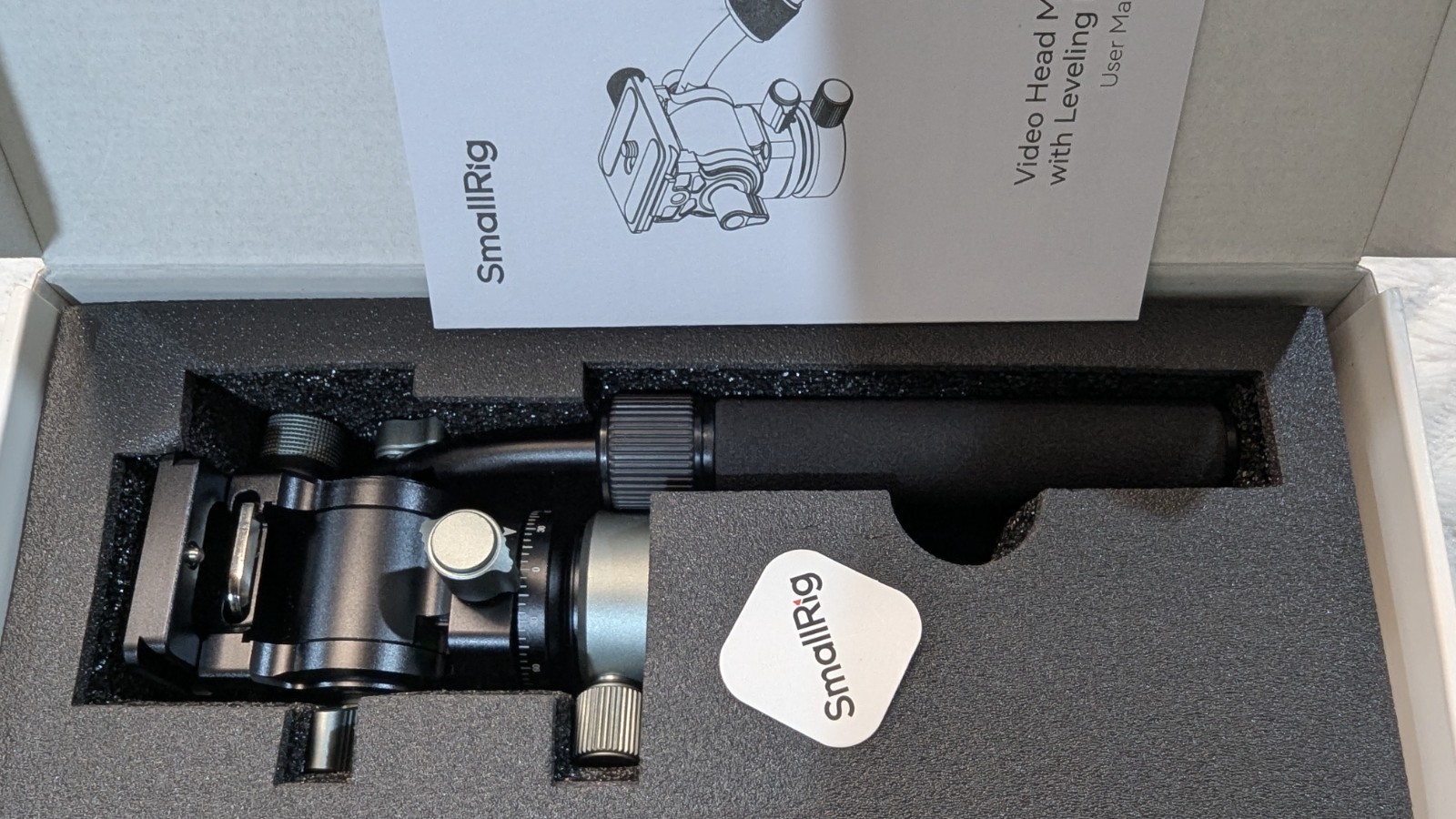 SMALLRIG CH20 VIDEO HEAD WITH LEVELING BASE