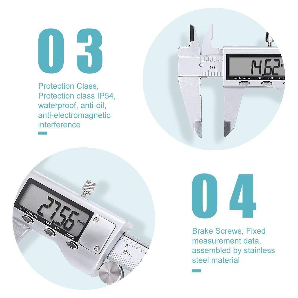 Stainless Steel Digital Caliper Tool