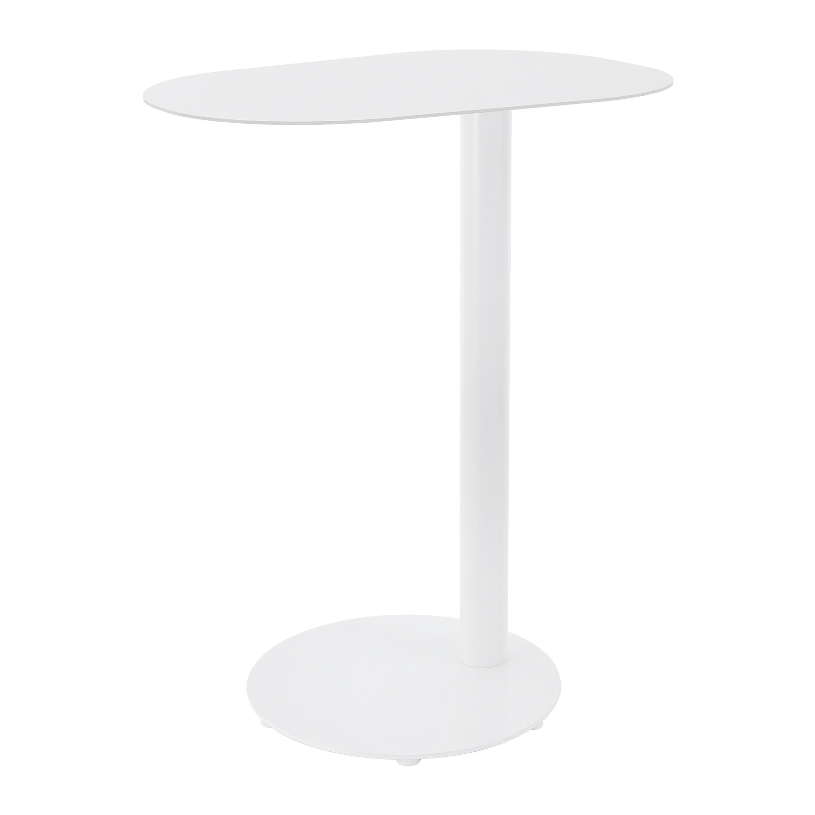 63cm C-shaped Side Table Couch Side Table 7.5kg Iron End Table For Laptop