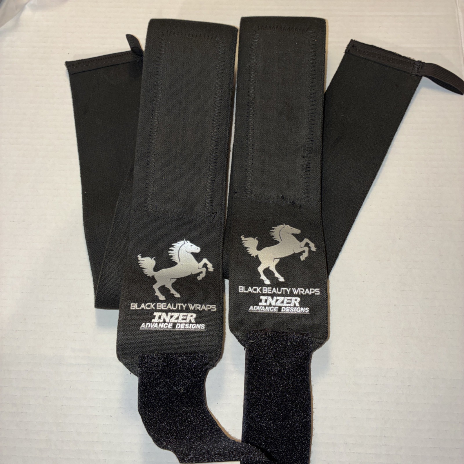 INZER Advance Designs Black Beauty Wrist Wraps, Weight Lifting Power Lifting Lg.
