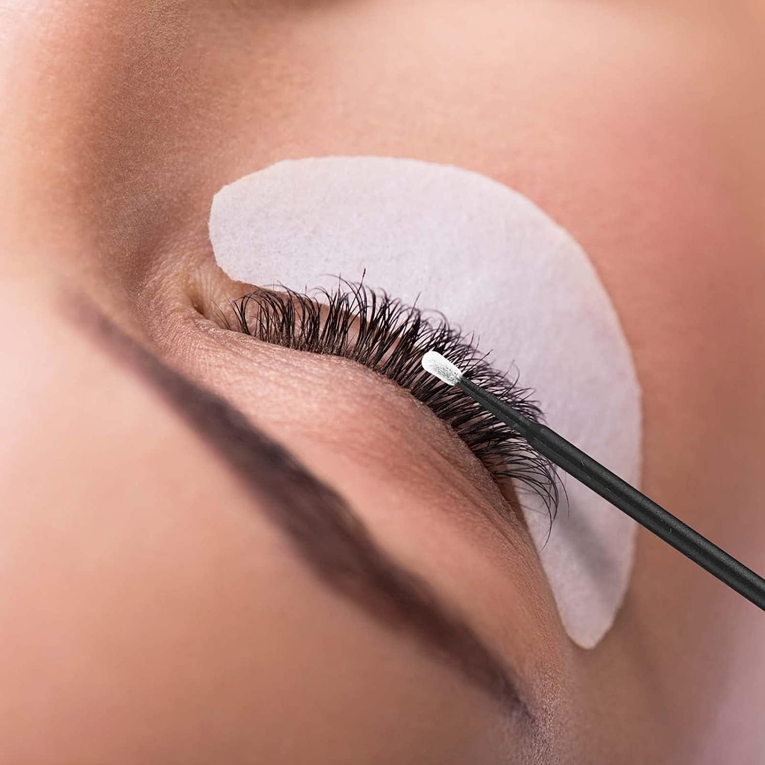 500PCS Disposable Micro Swabs for Eyelash Extension, Micro Applicators Eyelash S