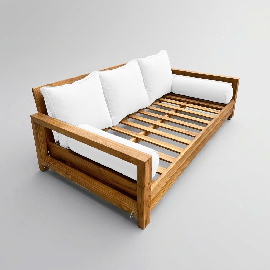 |COVER ONLY| STYLE 3 Twin Bolster Pillow Daybed Porch Swing Pipe Trim AD106
