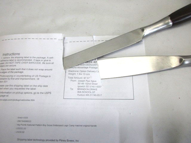Ecko Eterna 3 piece meat carving set, mid century modern look, made in Japan