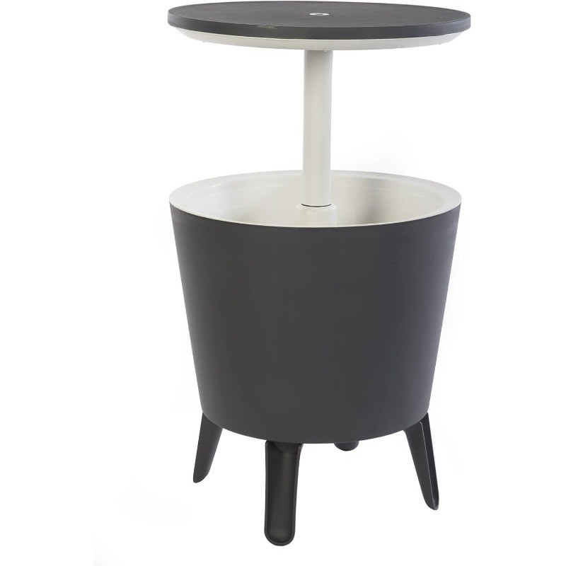 Modern Cool Bar Outdoor Patio Furniture & Hot Tub Side Table W/ 7.5 Gallon