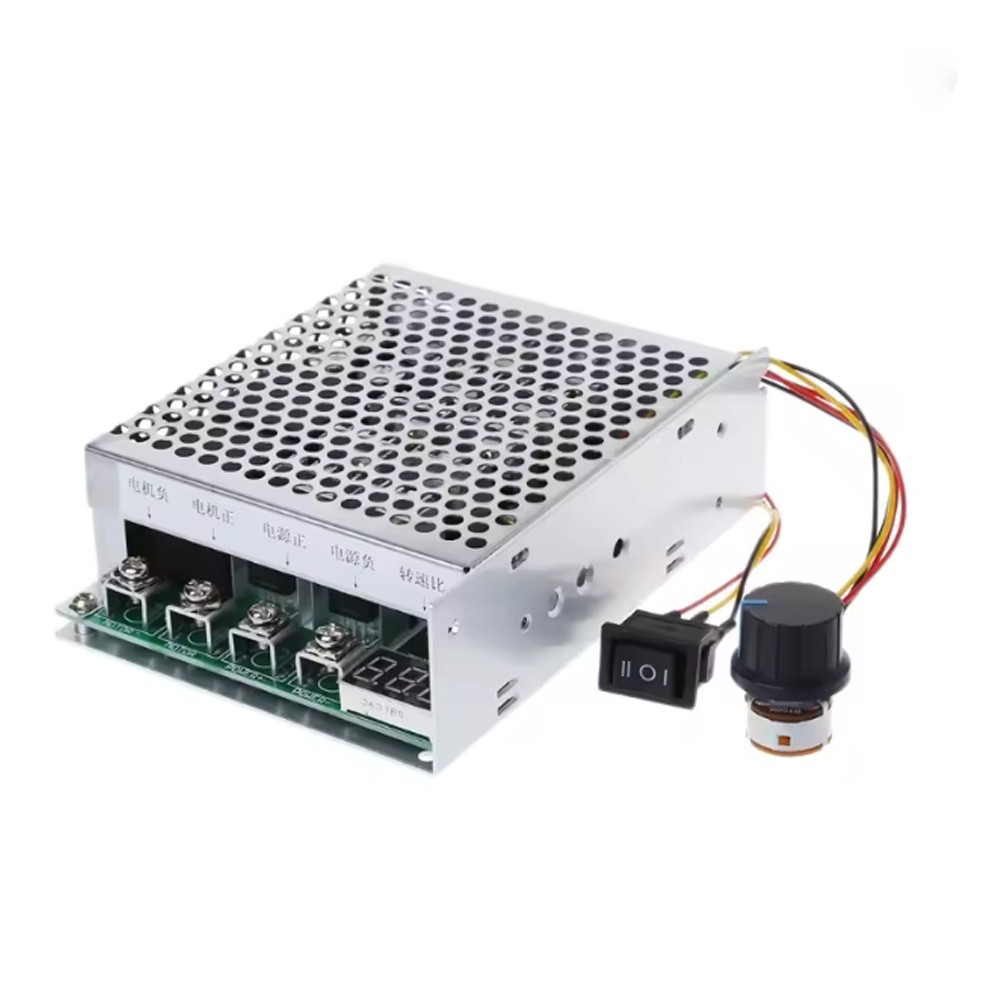 40A PWM Speed Controller DC Motor Digital Display Adjustable Drive Module Input