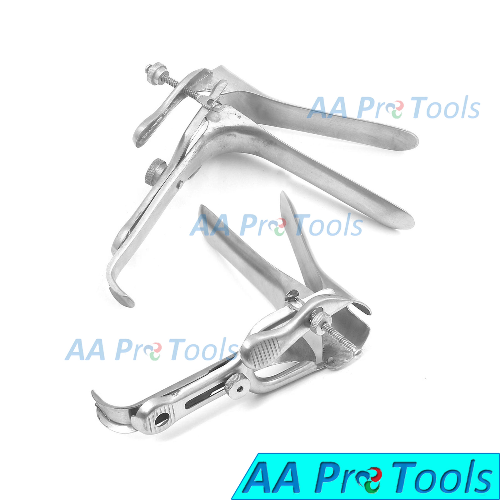 Set of 2 Size Small / Medium PEDERSON VAGINAL SPECULUMS Ob/Gyne Instruments