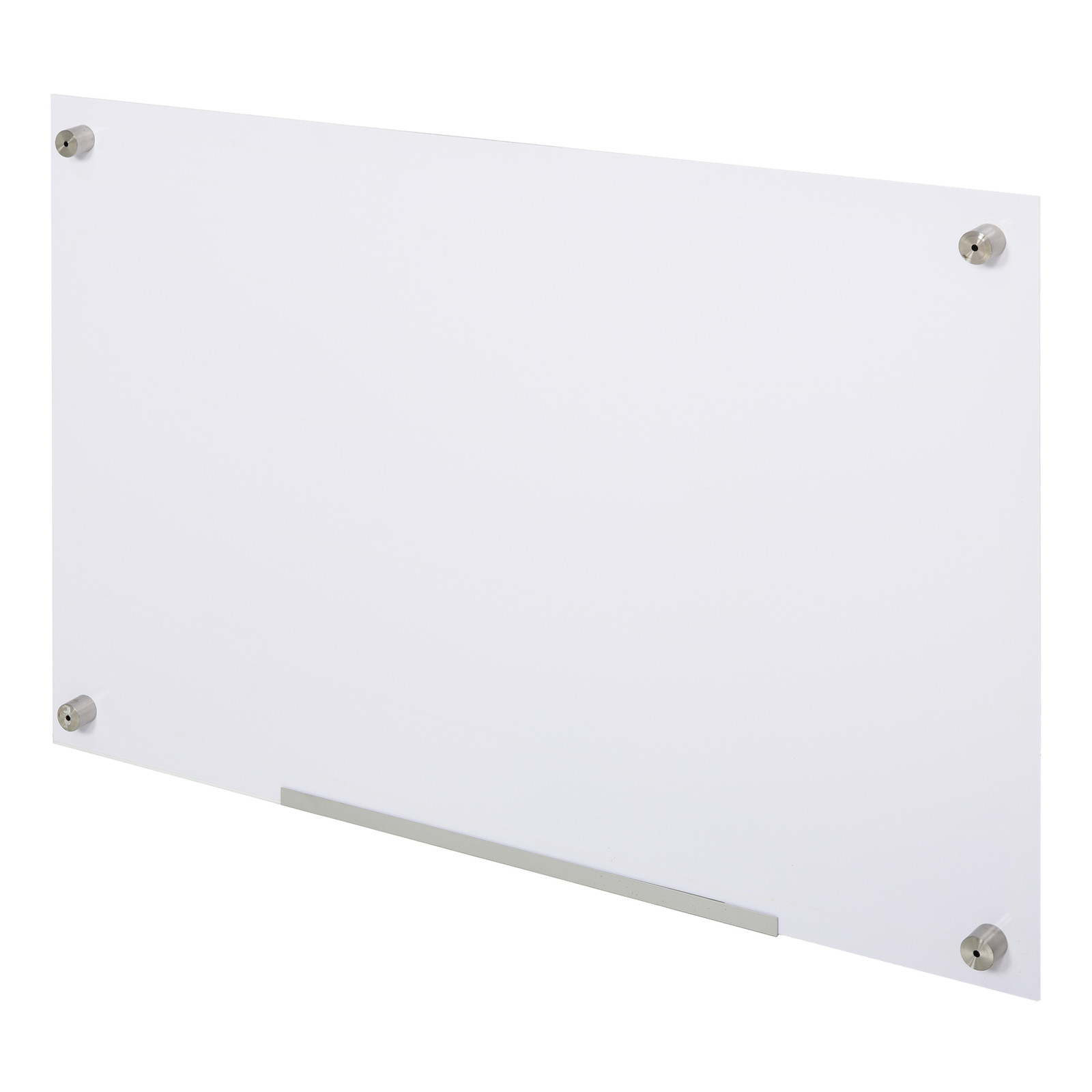 Wall Mounted Glass Organizational Daily Activity Board w/Markers and Dry Eraser