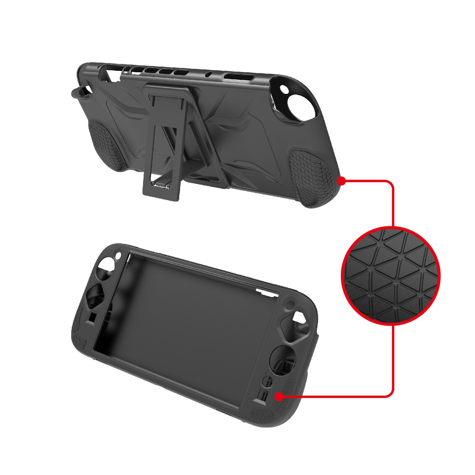 High Quality Protective Case for Nintendo Switch 2 (2025) with Grip Kickstand