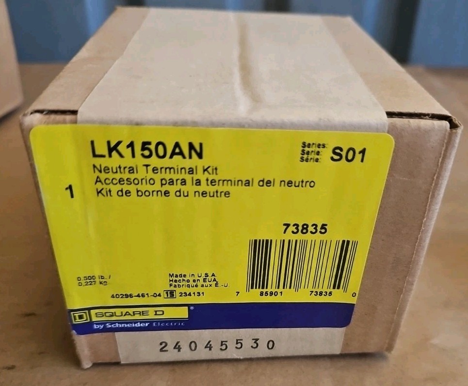 Square D LK150AN Neutral Terminal Kit (New in Box)