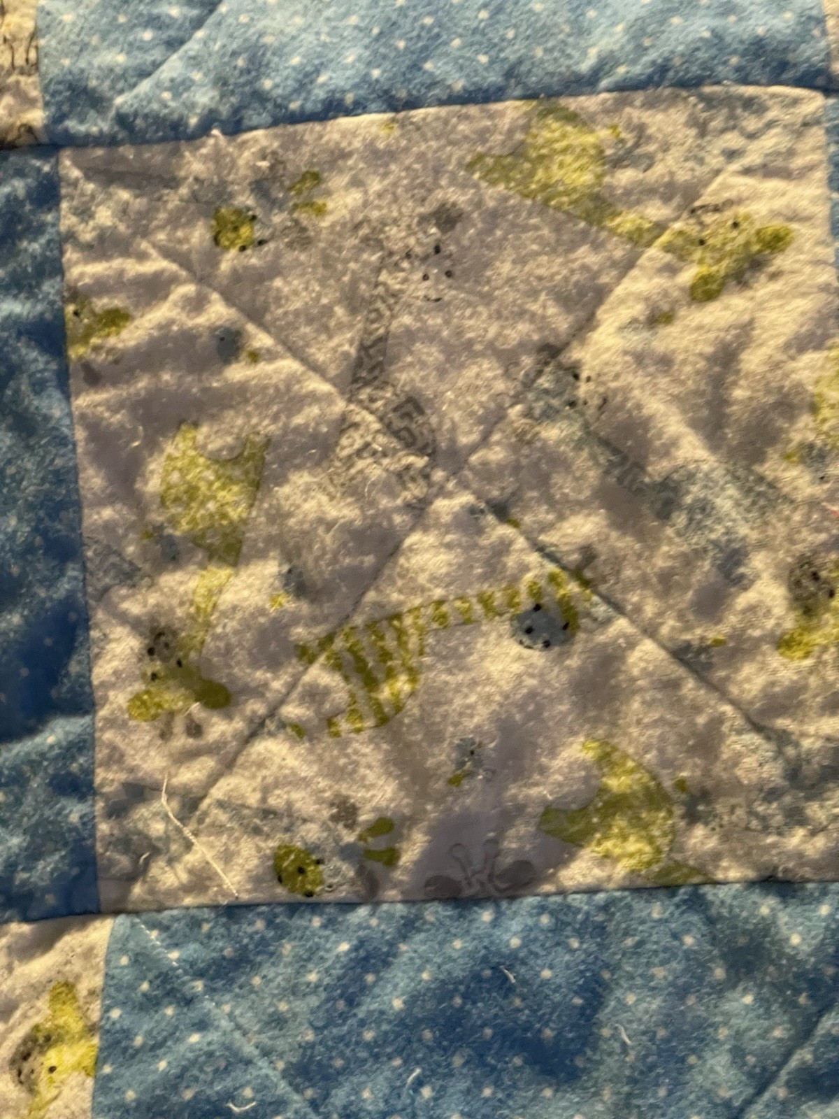 Fun in The Jungle Rag Quilt