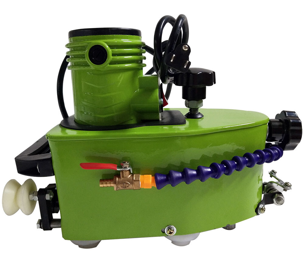 110V Electric Small Glass Machine Straight Round Bevel Tank Edging Grinder 800W