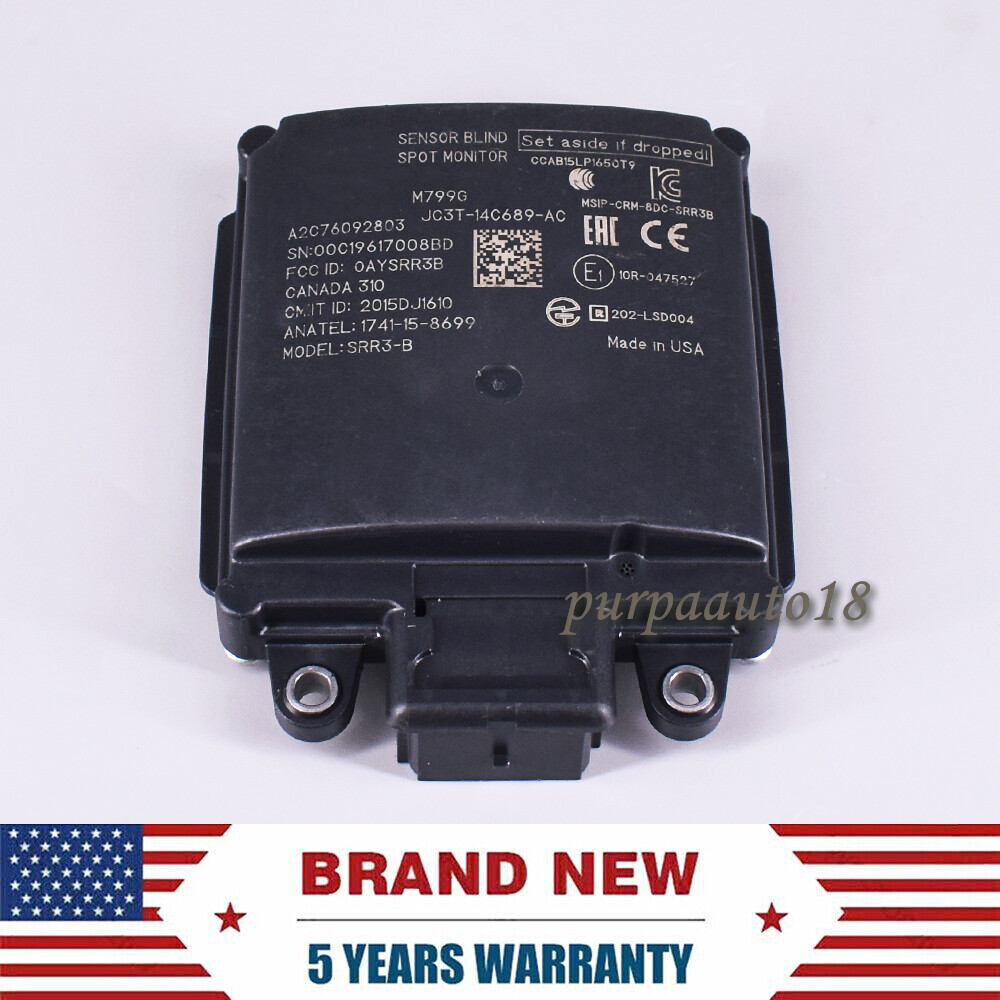 Blind Spot Monitor Sensor For FORD F-150 2018-2020 JC3T-14C689-AC JC3Z-14C689-AA