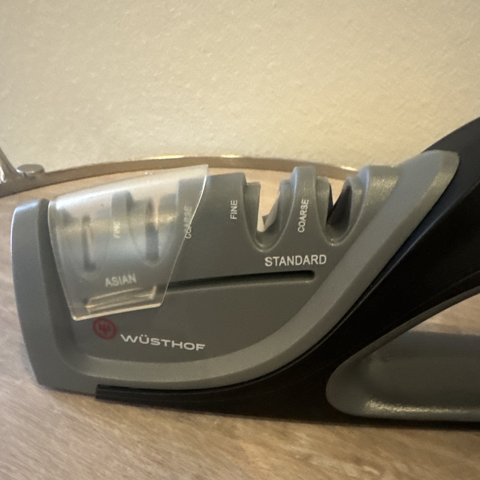 WÜSTHOF 4 Stage Manual Pull-Through Knife Sharpener, Coarse/Fine NEW