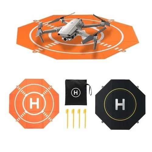 US Drone Landing Pad Portable Foldable 20in PU Double-Sided Waterproof Helipad