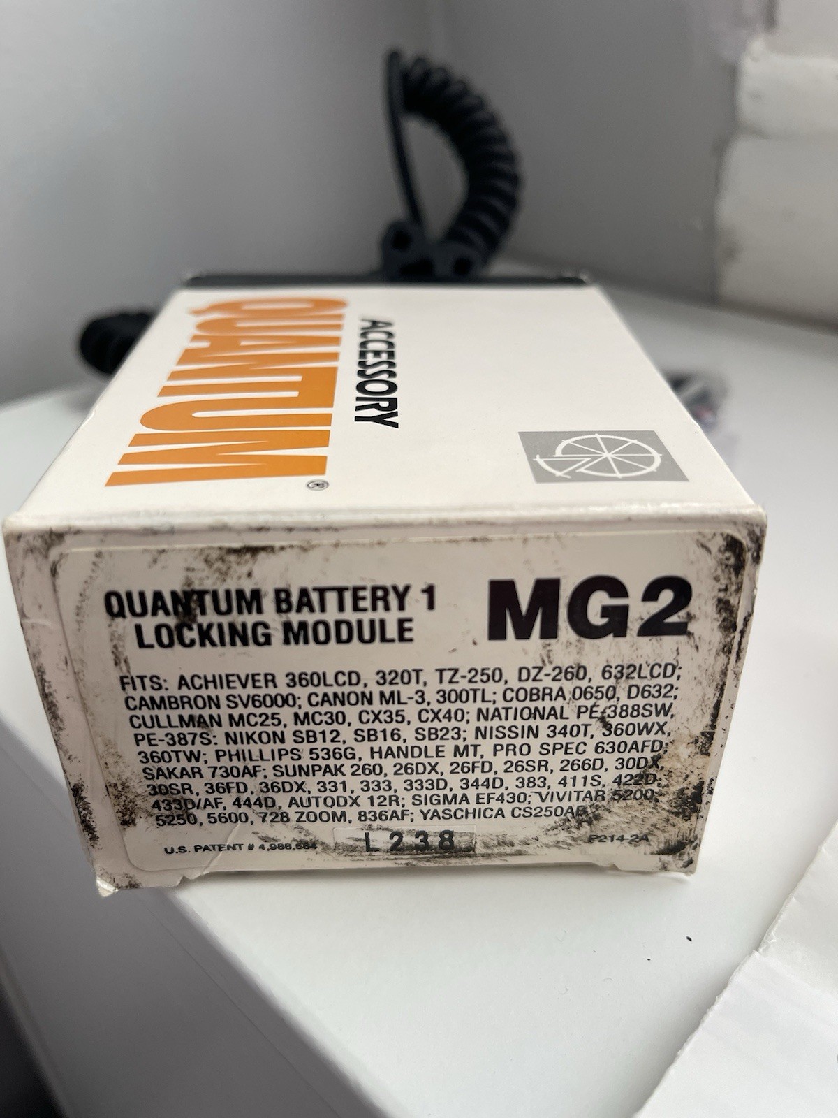 Quantum MG2 Locking Module, For Quantum Battery 1/1+, NEW Open Box! Nikon Canon