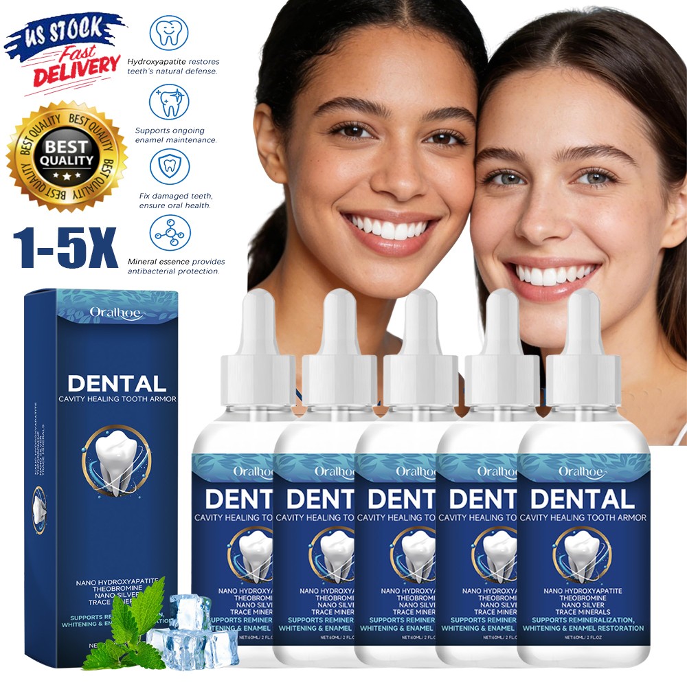 1-5 PCS Dental Cavity Healing Tooth Armor Nano Hydroxyapatite Tooth Repair Serum