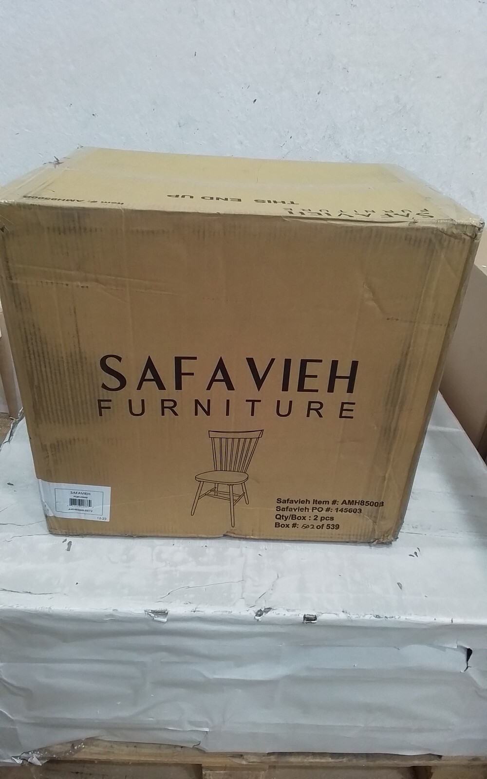 Safavieh PARKER SPINDEL SIDE CHAIR, Reduced Price 2172734312 AMH8500B