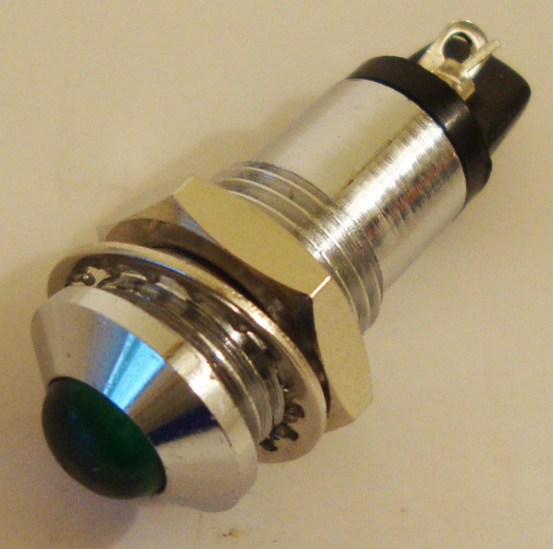AUGAT SLD 870-5 LED INDICATOR LIGHT GREEN SLD8705