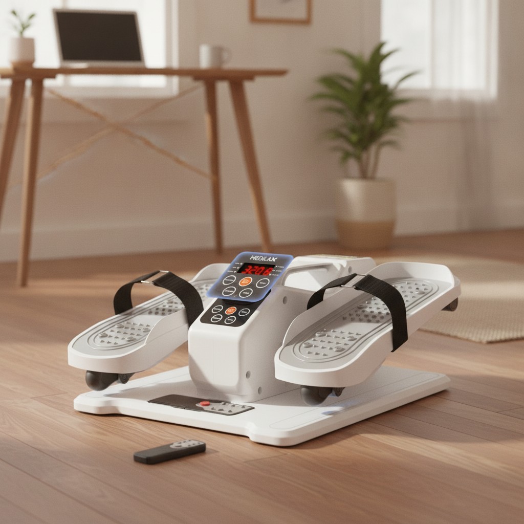 Portable Under Desk Elliptical Machine with Wireless Remote. 12 Manual & 3 Au...