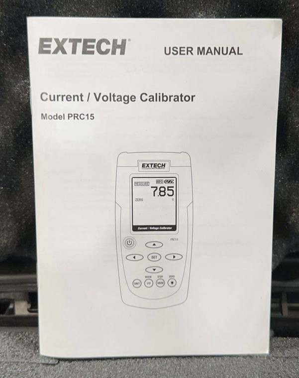 Extech Model PRC15 Current & Voltage Calibrator