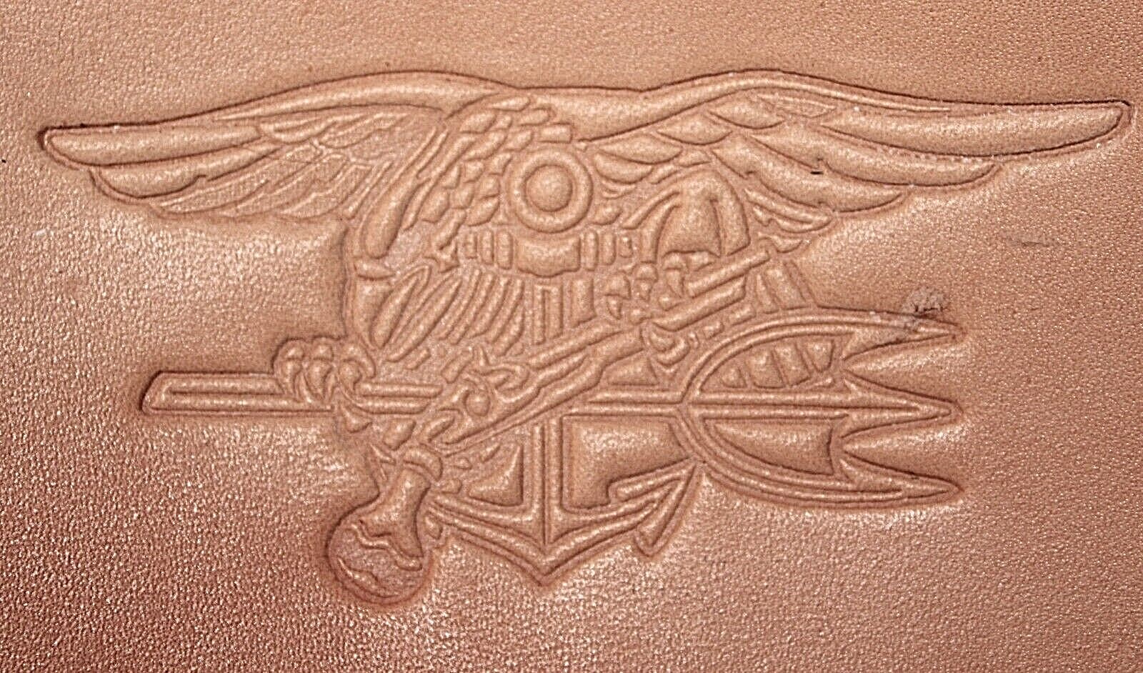 ACRYLIC Leather Embossing Stamp - NAVY SEAL - for Veg Tanned Leather