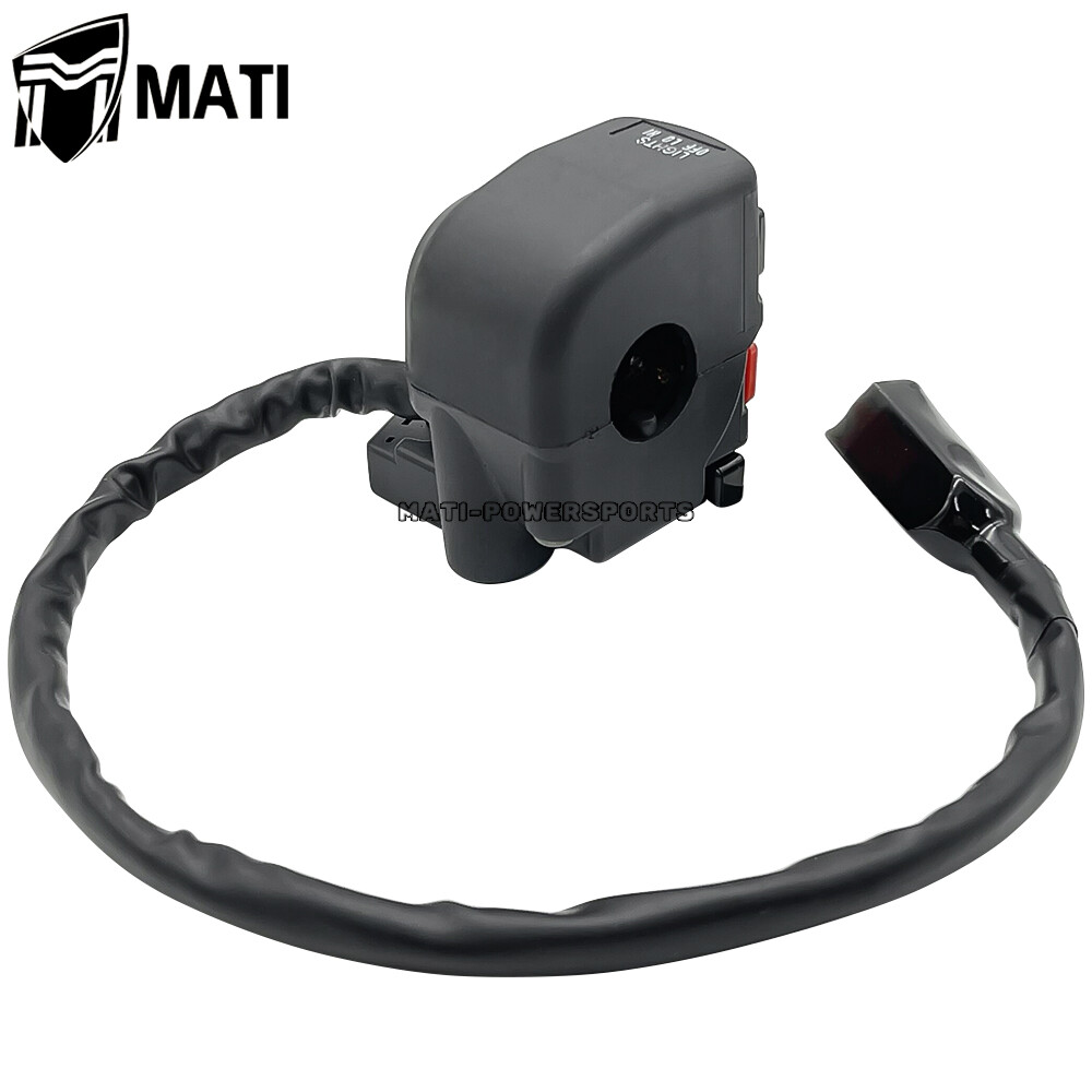Handlebar Switch Start Kill Stop Headlight for Kawasaki Lakota 300 Prairie 400