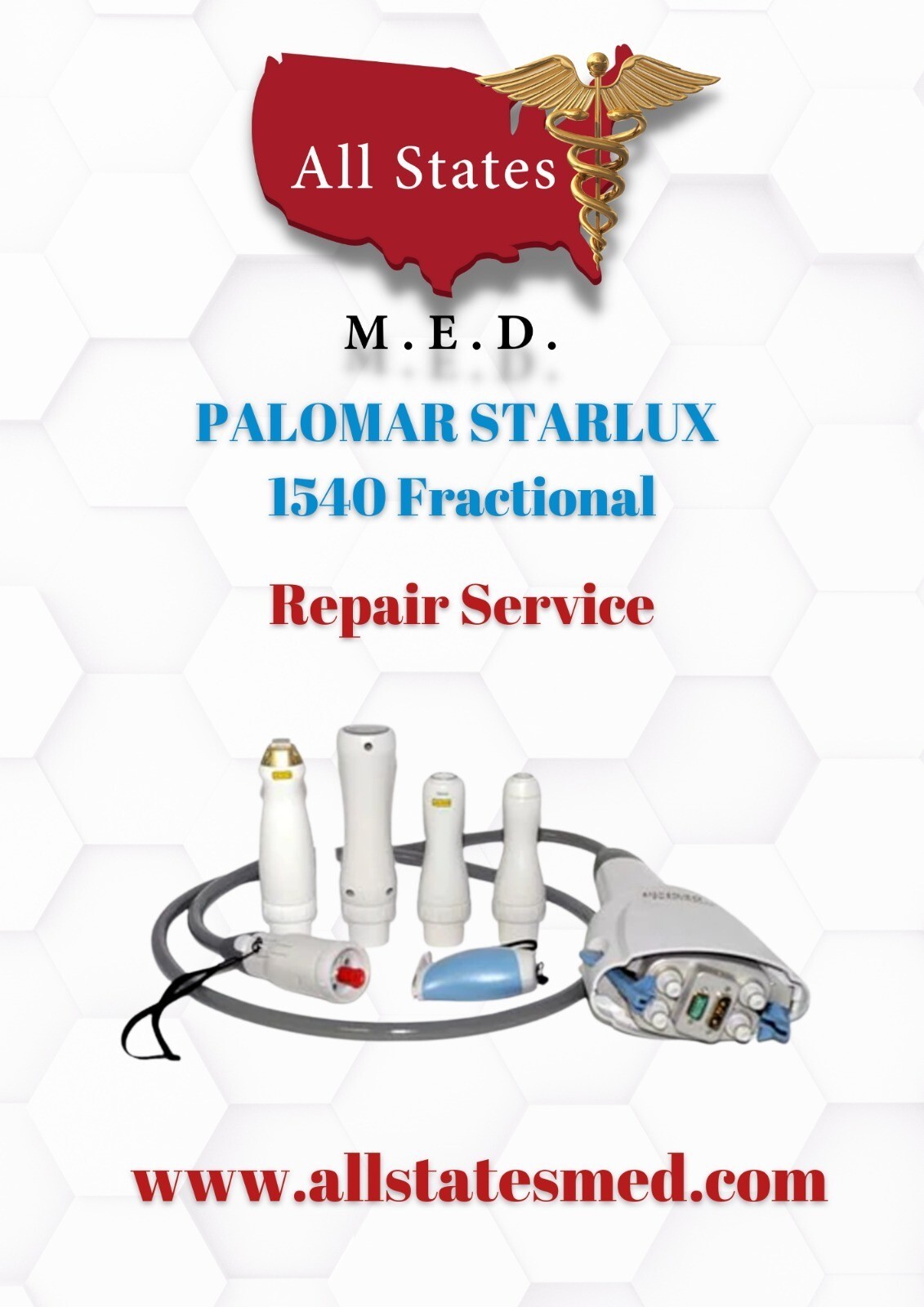 Palomar Starlux Icon Handpiece (Repair Service)