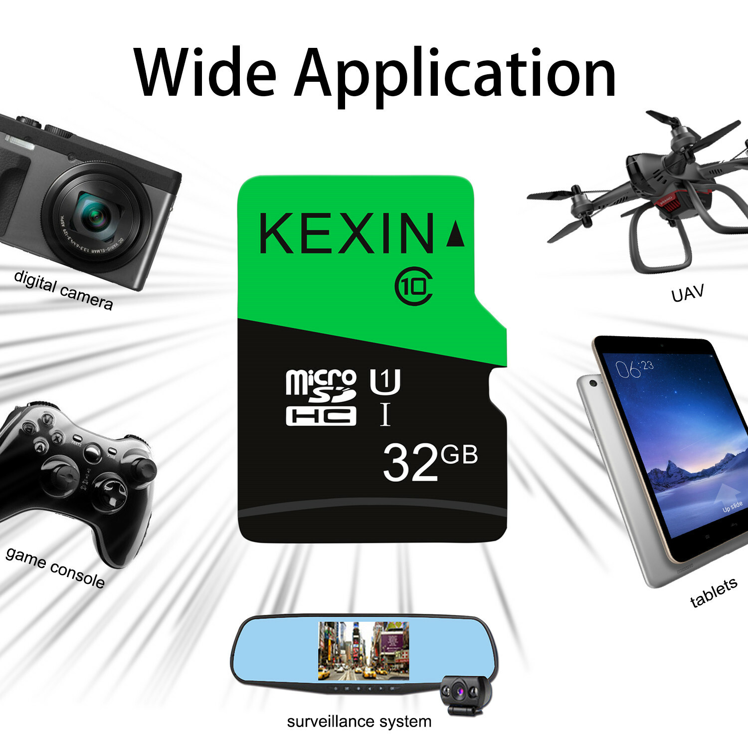 3PCS 32GB Micro SD Memory Card SDHC Class 10 Flash TF Card For Phone Camera