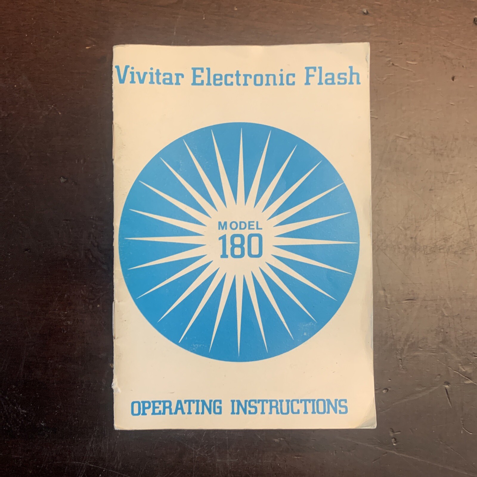 Vivitar Electronic Flash Model 180 With Charger Instructions And Case
