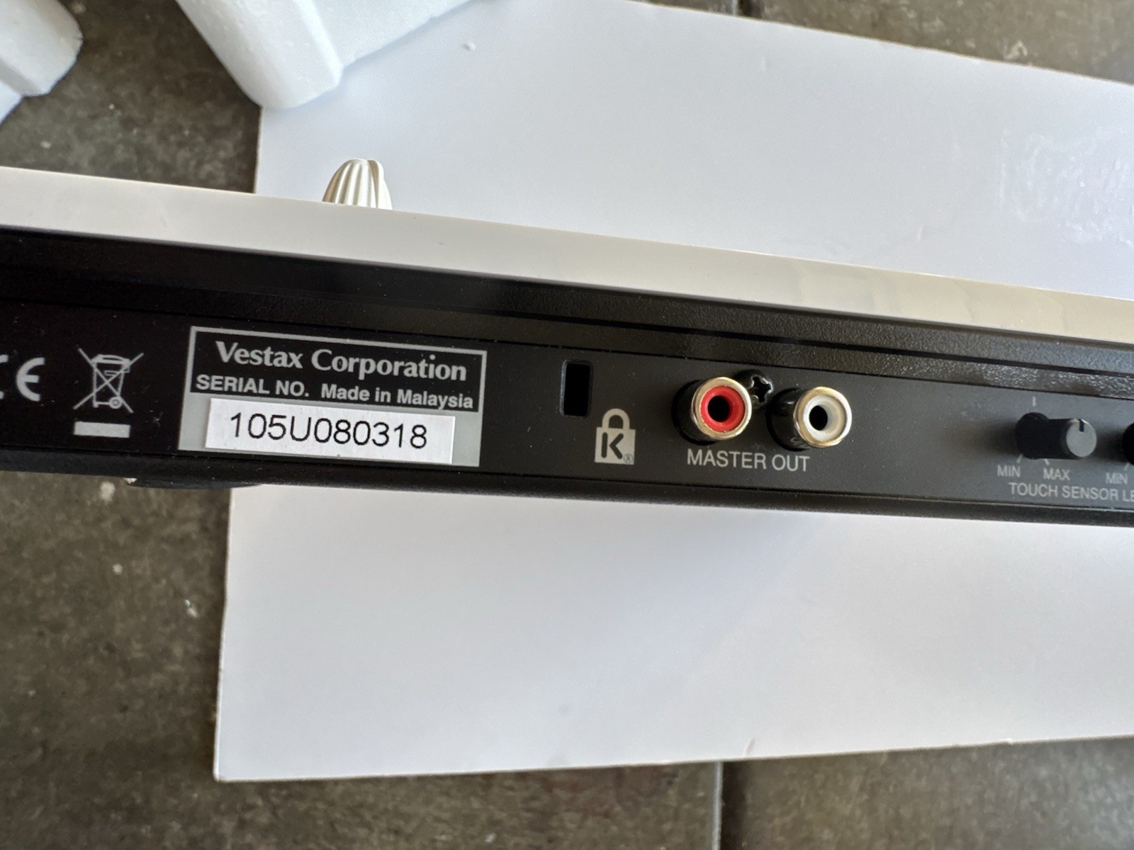 Vestax Spin DJ controller With Original Box