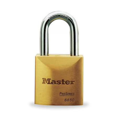 Master Lock 6850Kalj-10G013 Padlock, Keyed Alike, Long Shackle, Rectangular