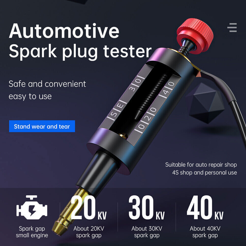 Ignition Spark Plug Tester Pick Up Coil Engine Diagnostic Tool Portable Durable