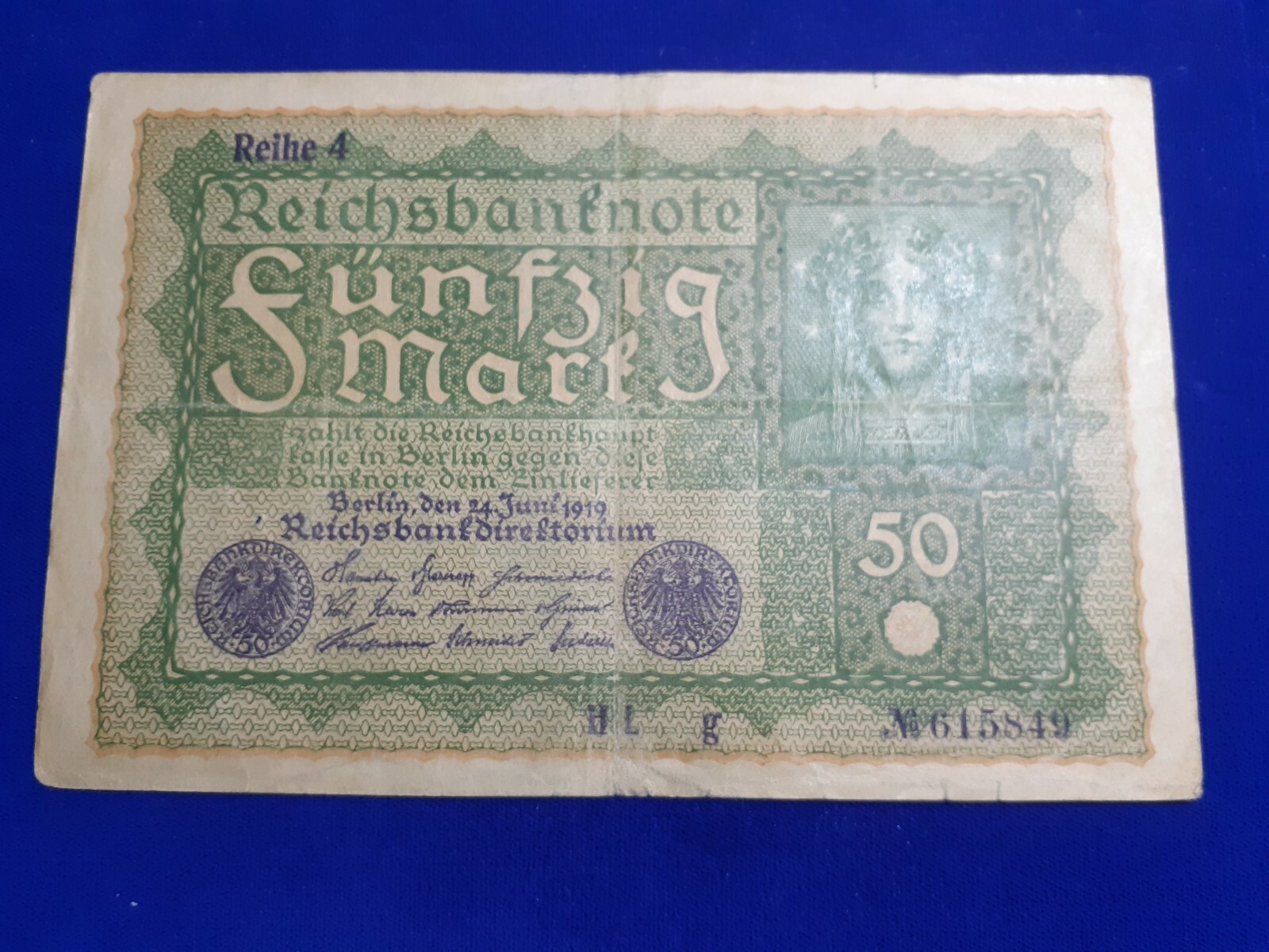 1919  50 MARK GERMANY  P066
