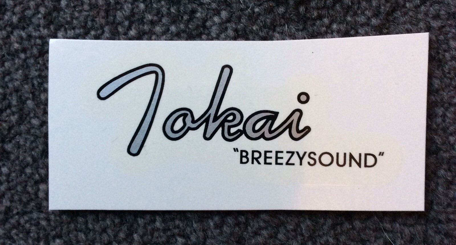 Tokai Guitar Headstock Decal Waterslide