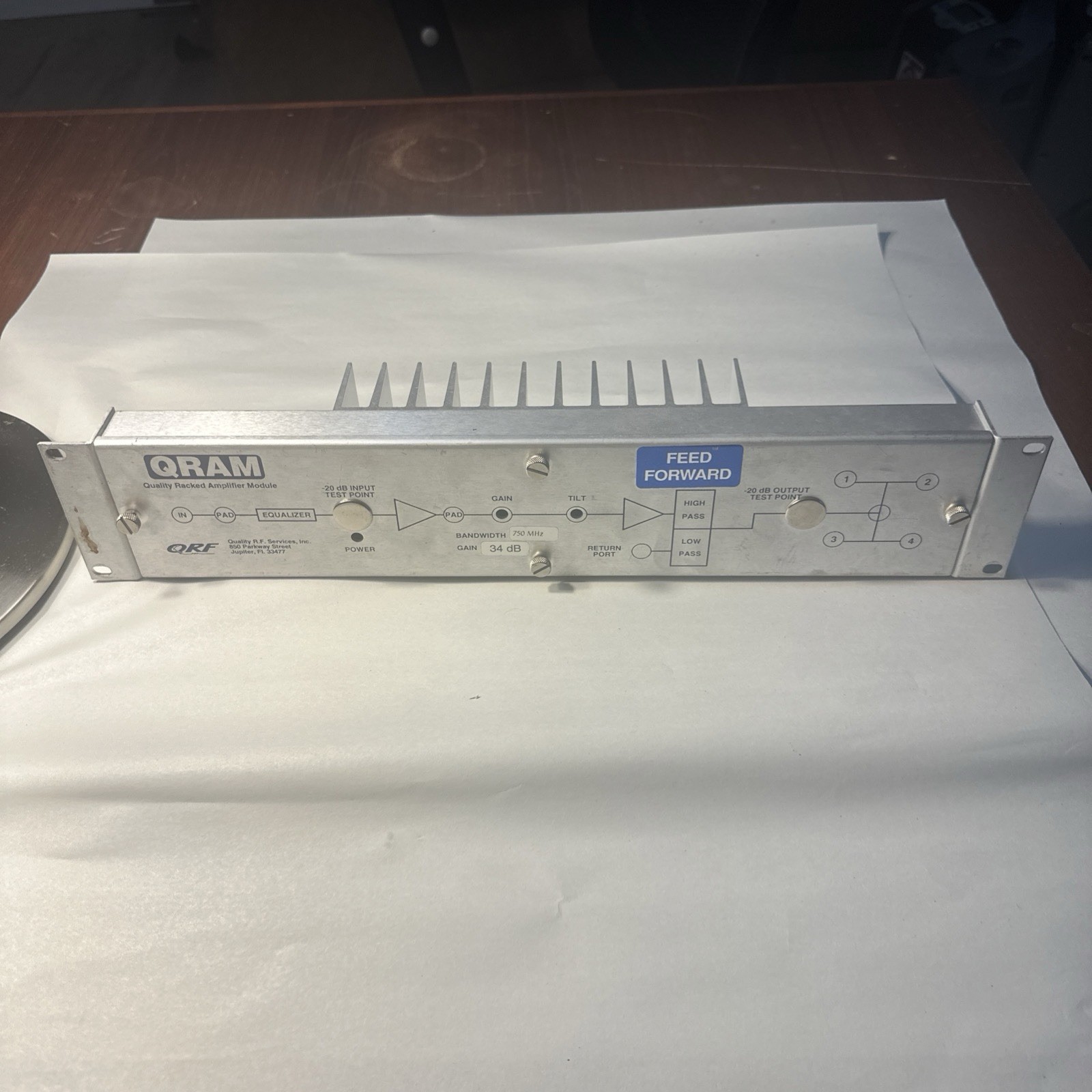 QRAM  Rack Mount Audio Amplifier