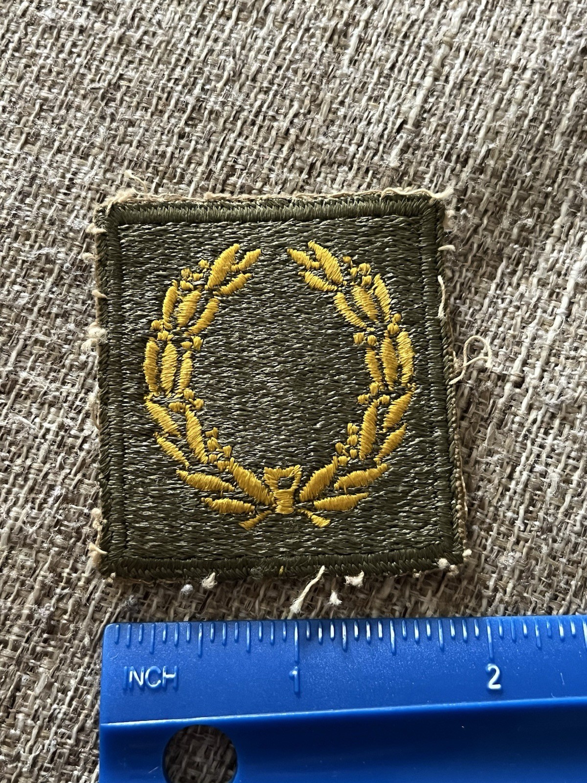 US Army Meritorious Unit Citation MUC Patch Wreath Square INV12529